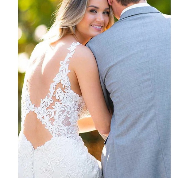 SELINA DRESS / MERMAID WEDDING GOWN / SZ 10 / NWT - Picture 2 of 4